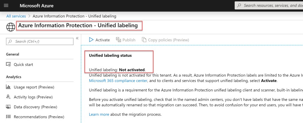 How to Migrate from Azure Information Protection Labels to Sensitive Labels and use them in Teams